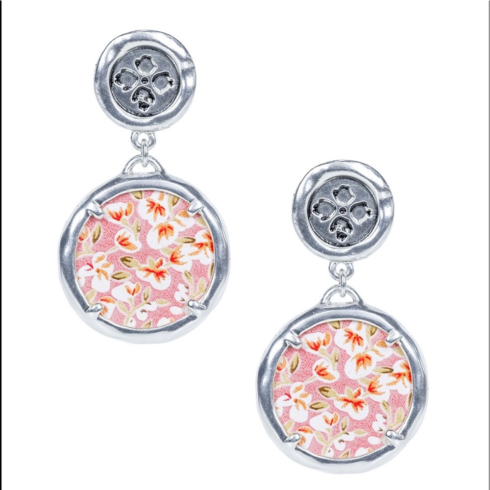 Patricia Nash Della Wax Charm Drop Earrings